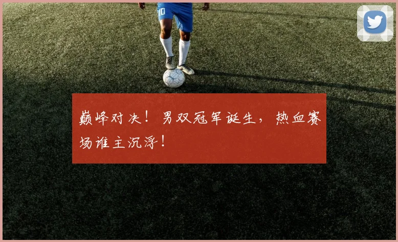 巅峰对决！男双冠军诞生，热血赛场谁主沉浮！